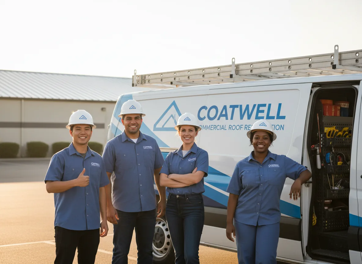 Commercial roof coating company in Adair, IA